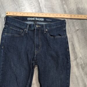 Eddie Bauer Dark Blue Straight Fit Denim Jeans Size 32x32